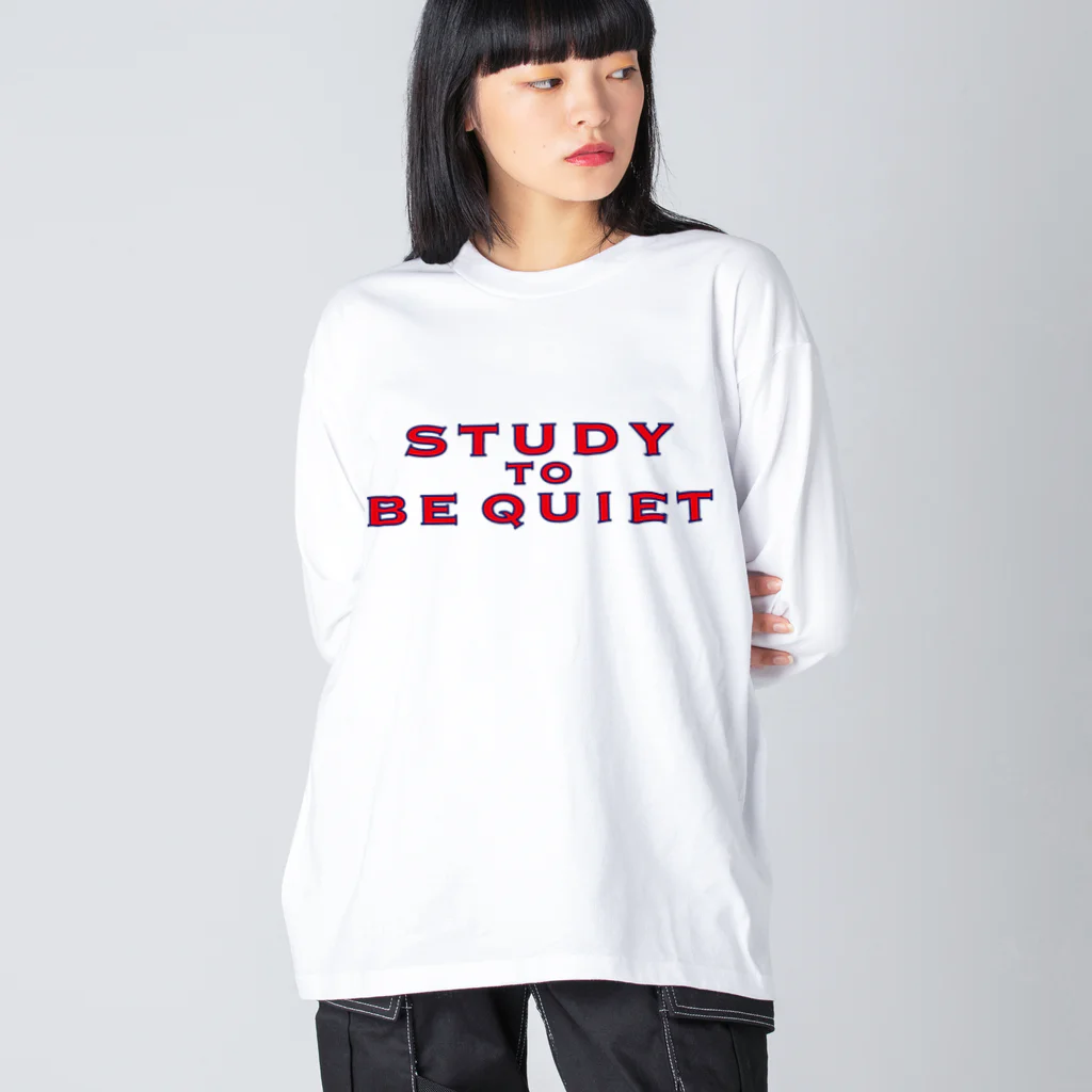 渓流釣り倶楽部のSTUDY TO BE QUIET  ビッグシルエットロングスリーブTシャツ