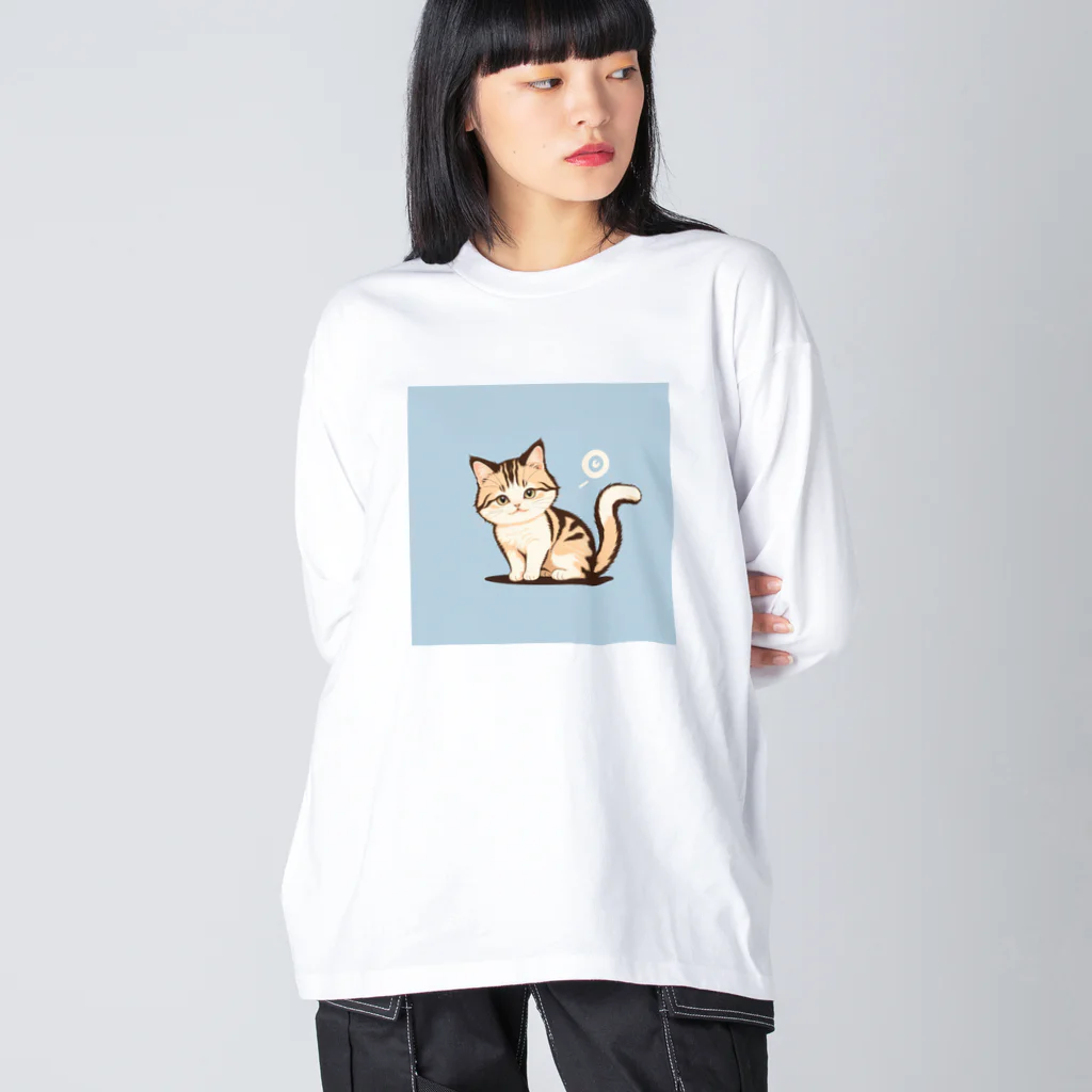 WshopTYのにゃるほどキャッツ Big Long Sleeve T-Shirt