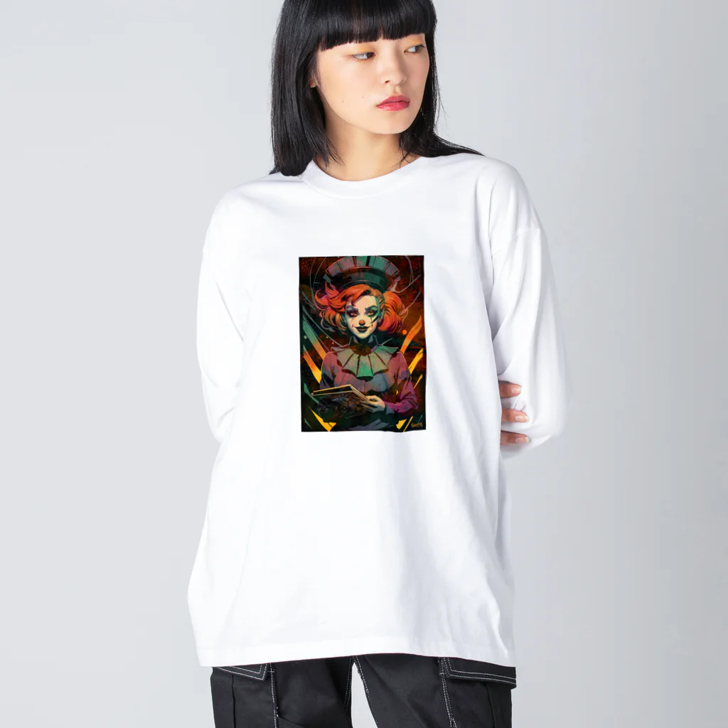 BUNNY-ONLINEのBUNNY-ART No.03 アメコミヴィンテージ Big Long Sleeve T-Shirt