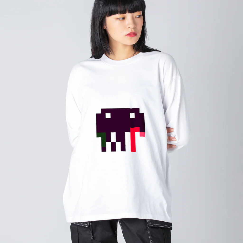 Rb【奇抜なデザイン】のドットの魔物 Big Long Sleeve T-Shirt