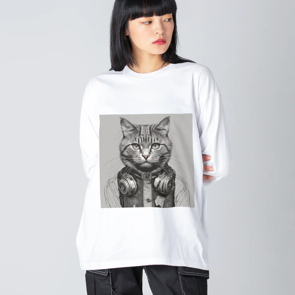 aichan1227のDJミャオズ ビッグシルエットロングスリーブTシャツ