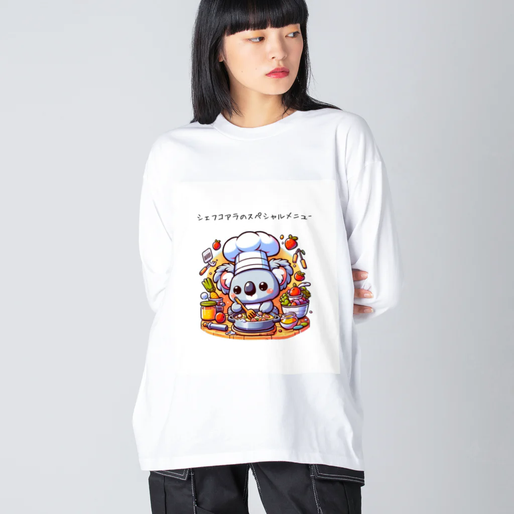 ビーナスキュートちゃんのコアラ・クックス ビッグシルエットロングスリーブTシャツ