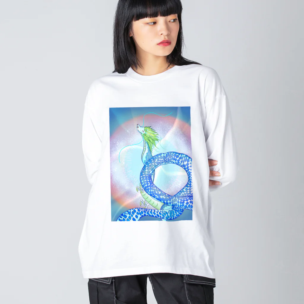 Divina AmoR-ART-の青龍 ビッグシルエットロングスリーブTシャツ