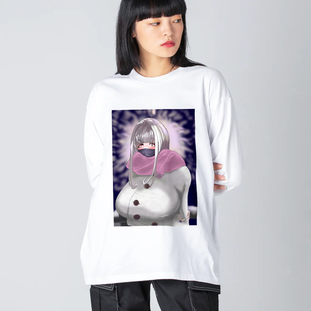 星乃荊サクの冬花火 Big Long Sleeve T-Shirt