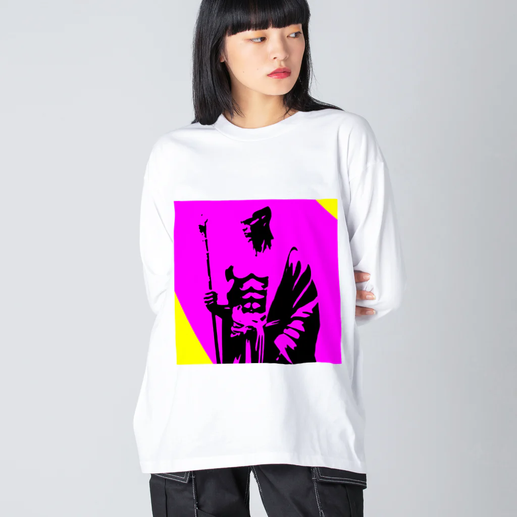 moon_takuanの空海 Big Long Sleeve T-Shirt