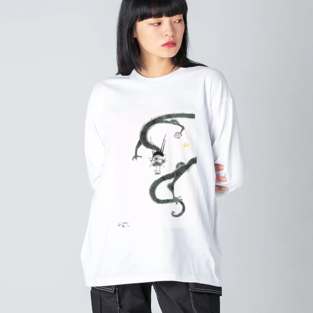 ＳＯＤｆａｃｔｏｒｙの雨龍落銭図 Big Long Sleeve T-Shirt