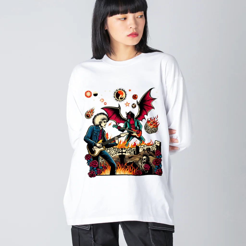 UNchan(あんちゃん)    ★unlimited★の悪魔とランデブー Big Long Sleeve T-Shirt