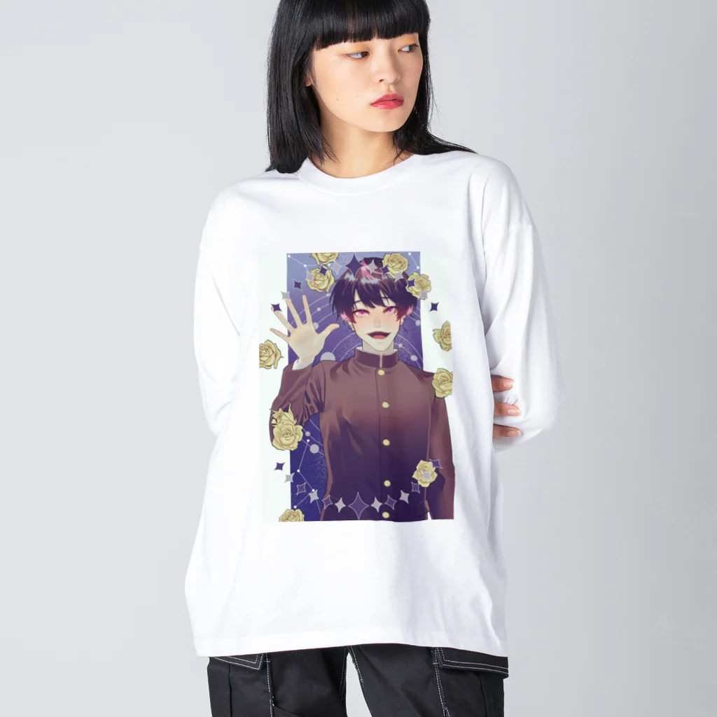 愛薔 理玖のはろぴー愛薔 理玖 Big Long Sleeve T-Shirt