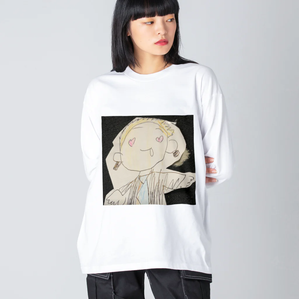 raunyのラウニィ　子ども作 Big Long Sleeve T-Shirt