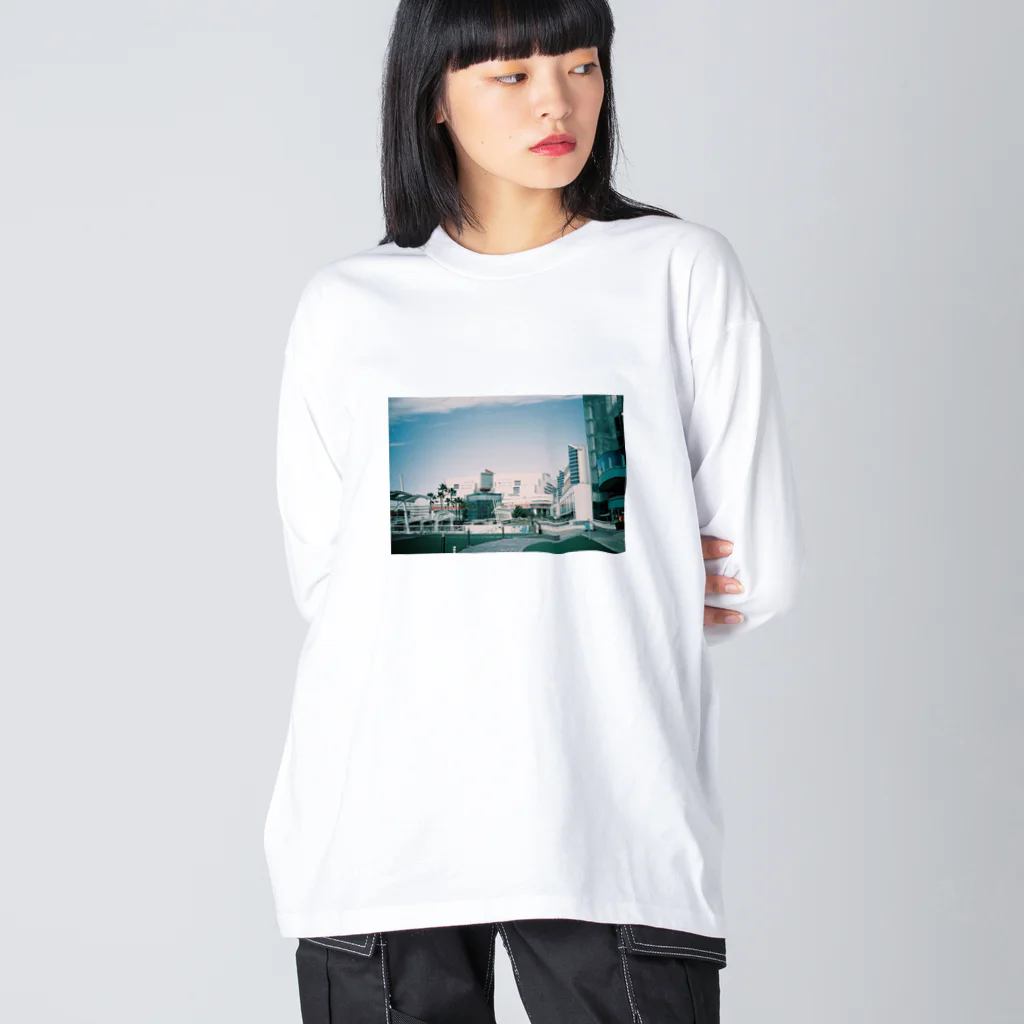 アシアタのEchoSpace_01 Big Long Sleeve T-Shirt