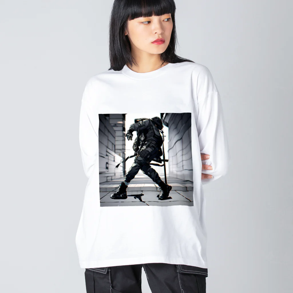 キャラクターグッズの【戦闘員少女】Let’s Dance Big Long Sleeve T-Shirt