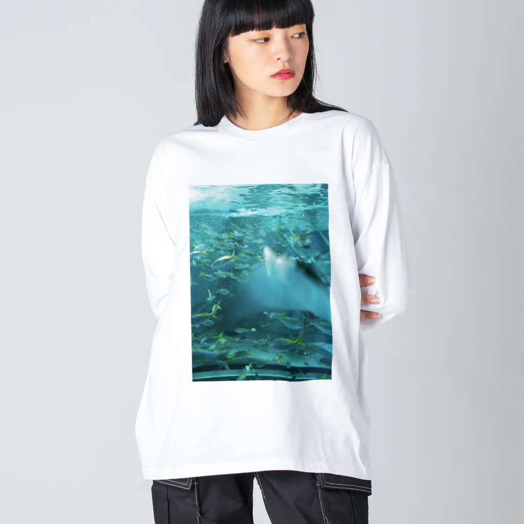 Sakuの水槽の中 ビッグシルエットロングスリーブTシャツ