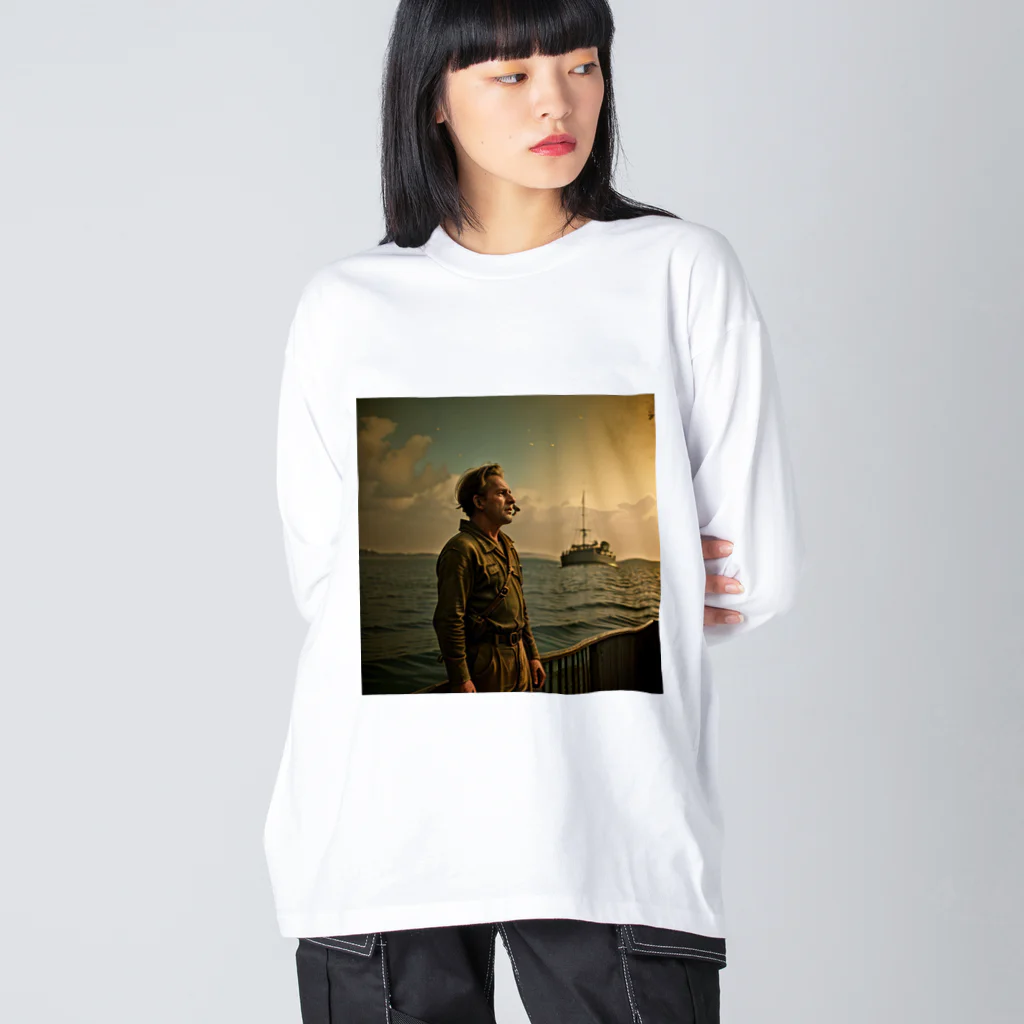 あかいはちの野心的な男 Big Long Sleeve T-Shirt