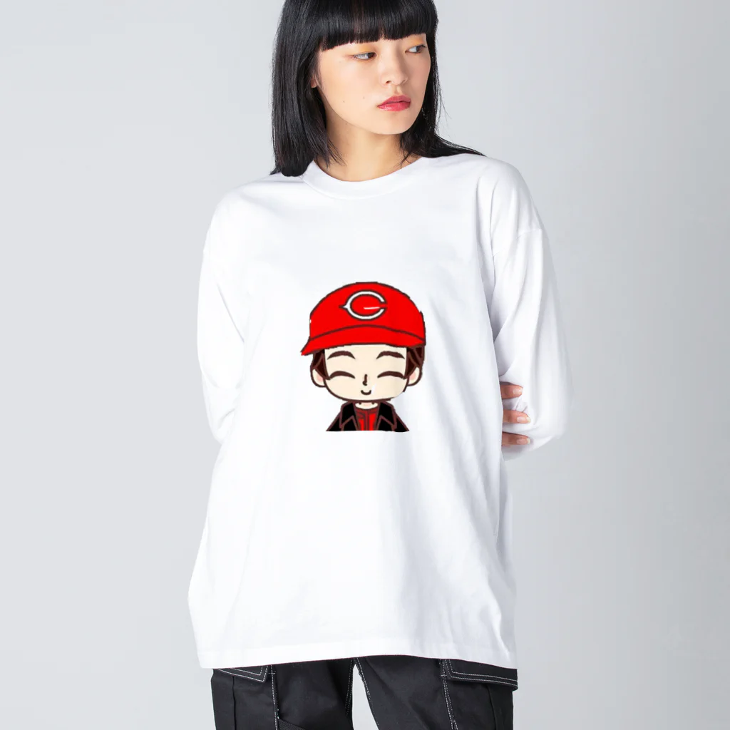 瀧さんショップの瀧さん似顔絵アイテム Big Long Sleeve T-Shirt