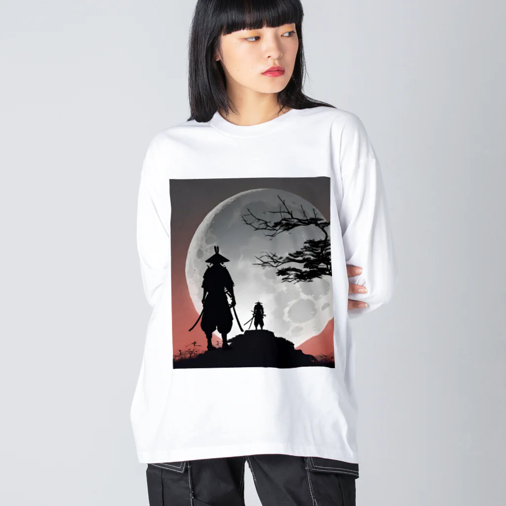 JAPANSTANDのSAMURAI ～対～ Big Long Sleeve T-Shirt