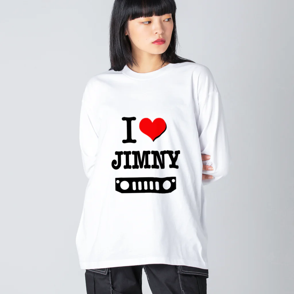 おもしろいTシャツ屋さんのI LOVE JIMNY ジムニー Big Long Sleeve T-Shirt