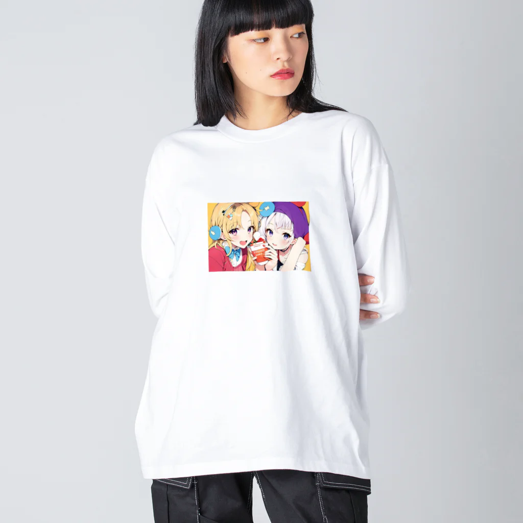 gulbisのお友達 Big Long Sleeve T-Shirt