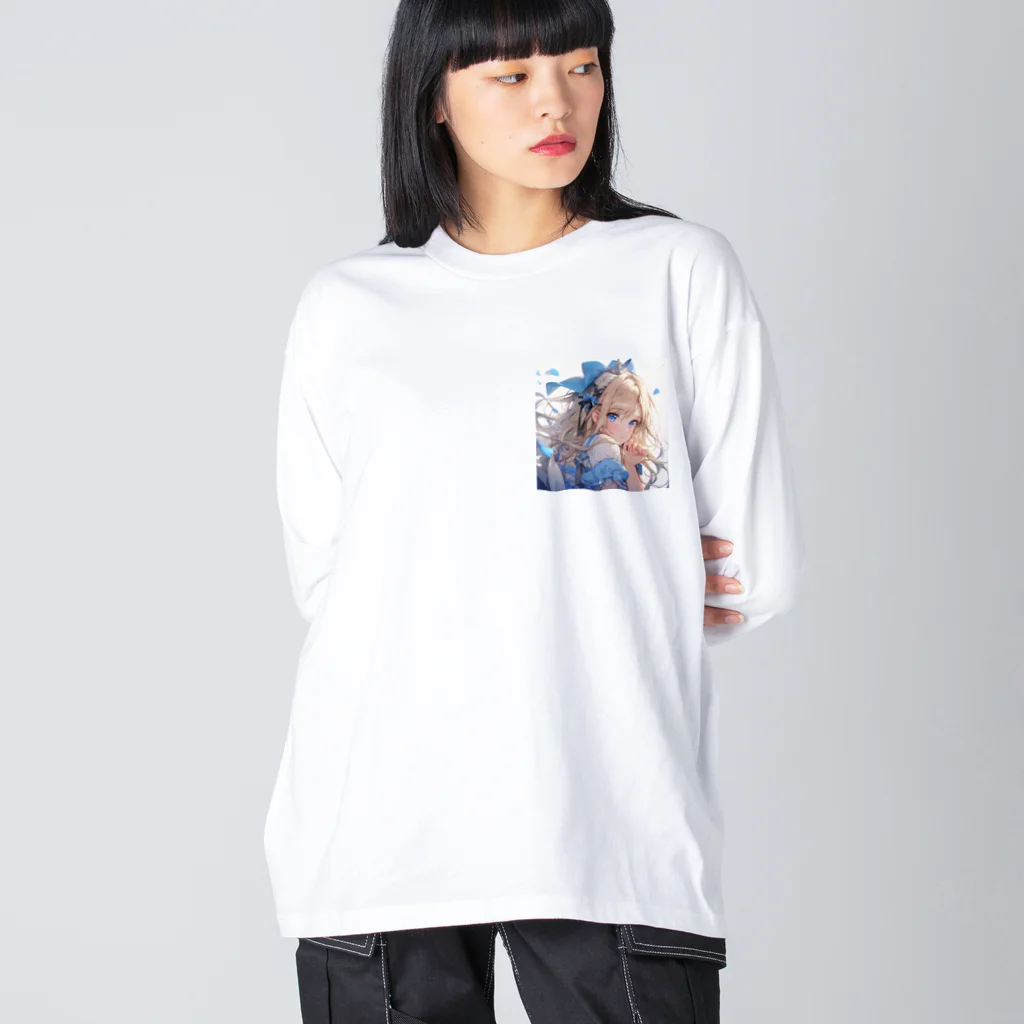 シルバームーンコーストの金髪少女シリーズ1 Big Long Sleeve T-Shirt