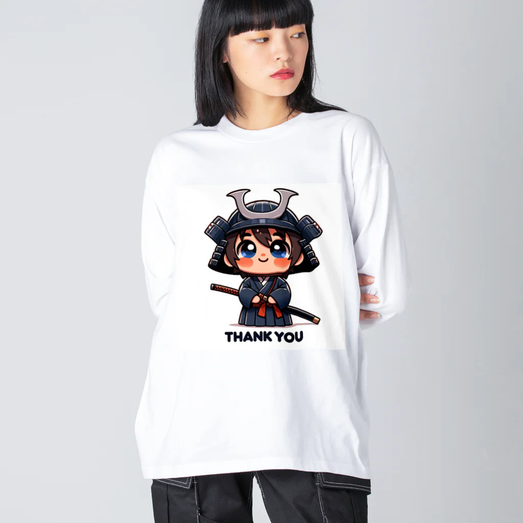 oosakanoojisannの子供侍シリーズ Big Long Sleeve T-Shirt