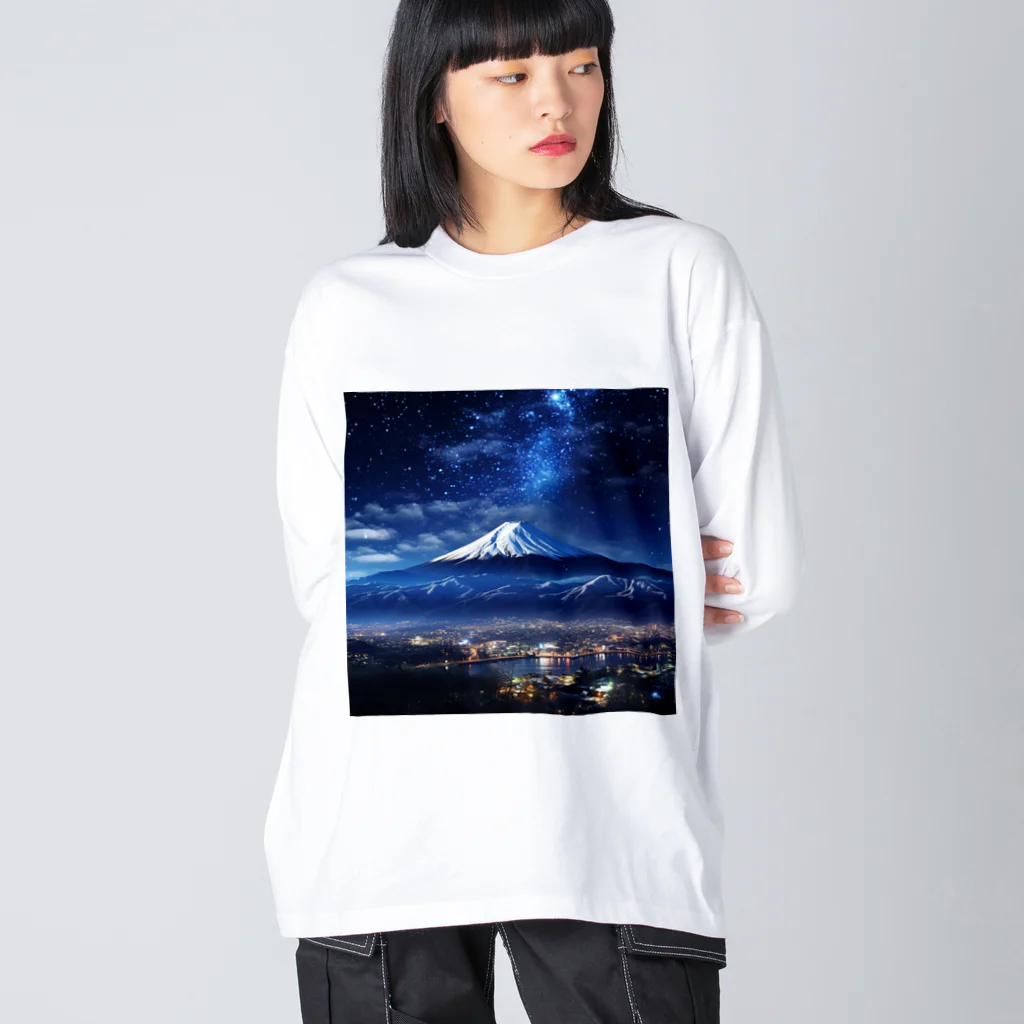 MargueriteのDream Fuji ビッグシルエットロングスリーブTシャツ