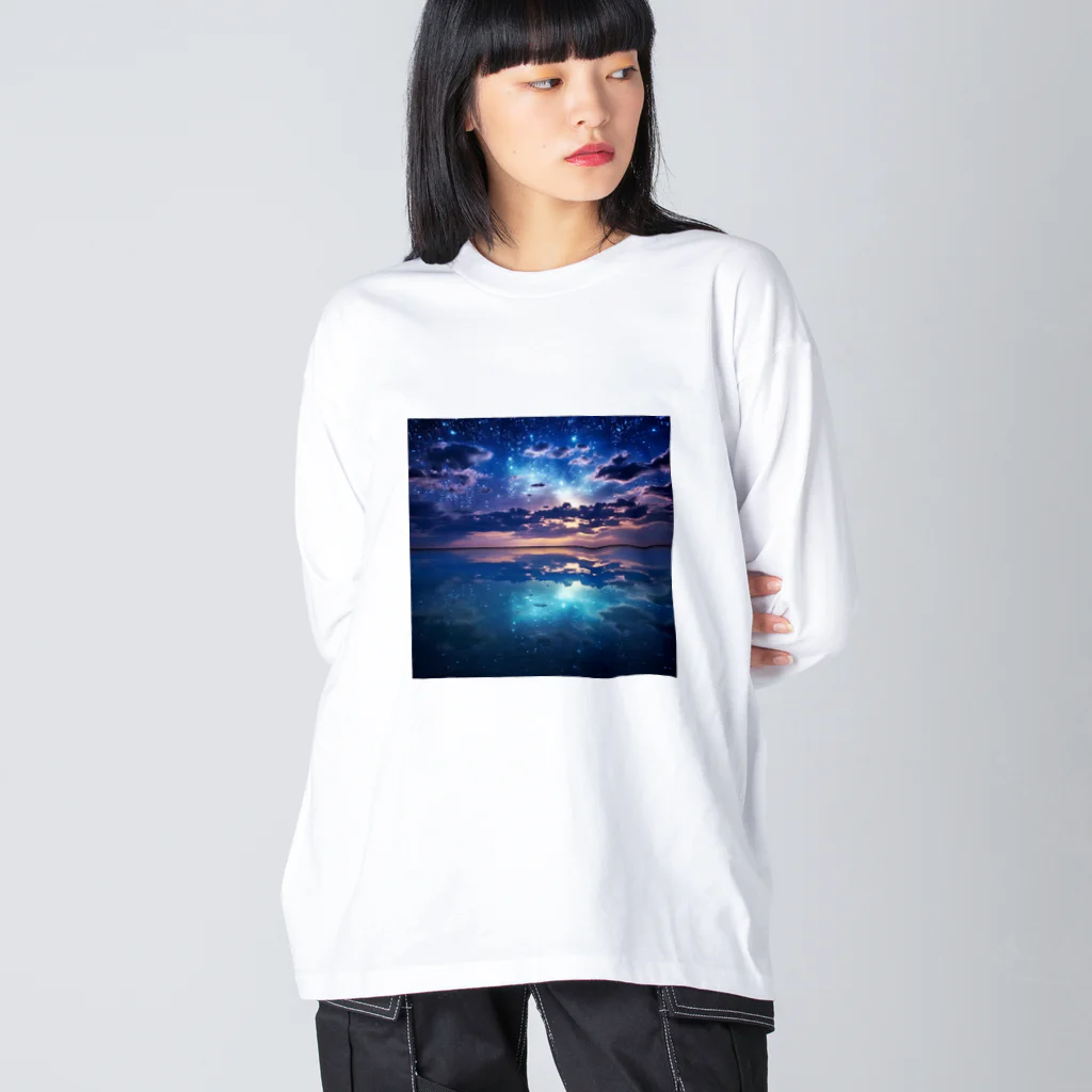 MargueriteのDream lake ビッグシルエットロングスリーブTシャツ