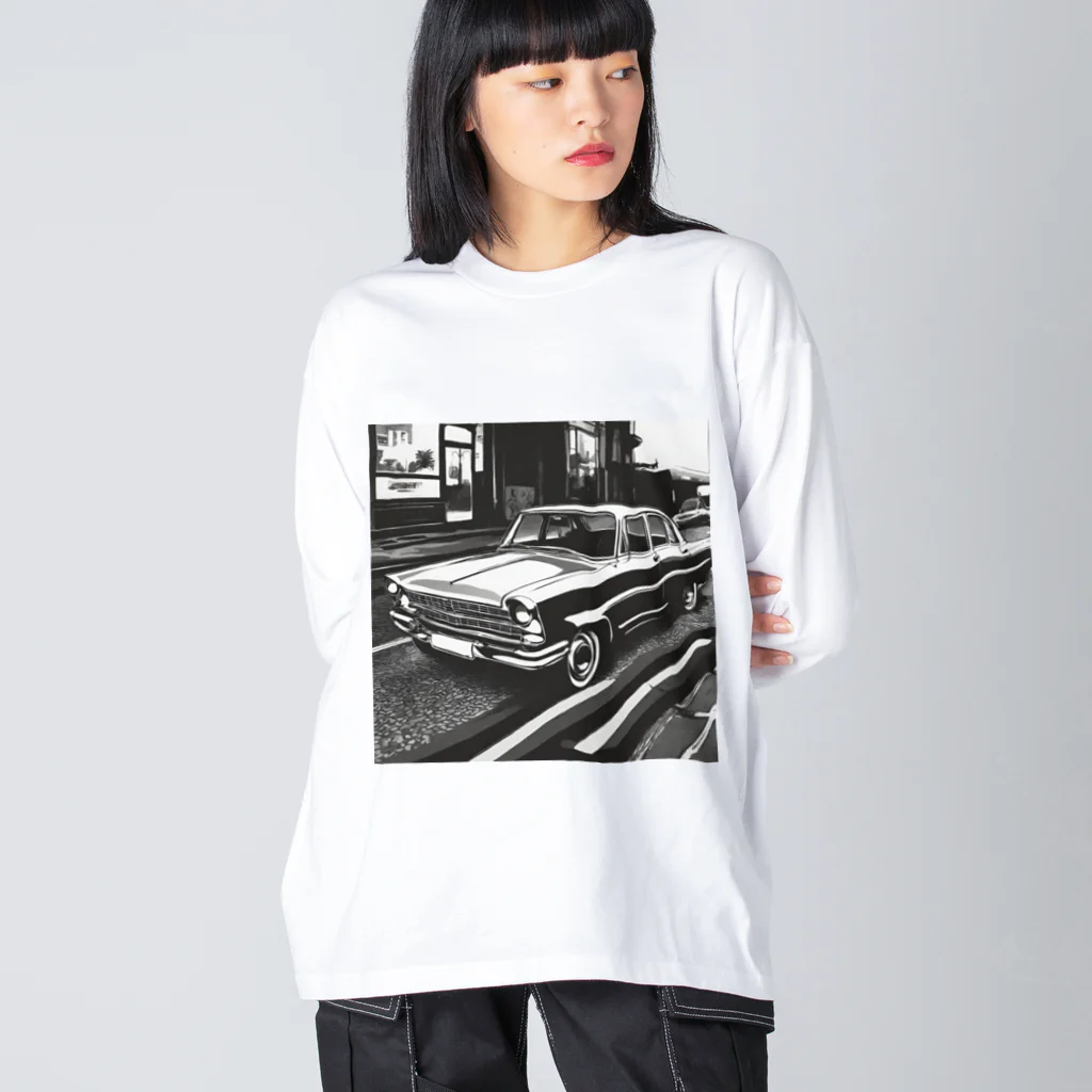 彩り屋のCLASSICcar ビッグシルエットロングスリーブTシャツ