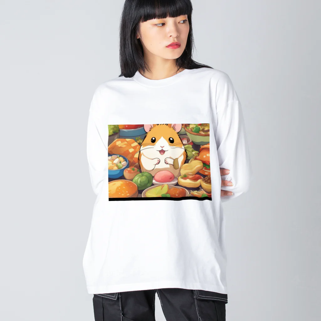 usubokeのハムスターのグルメな冒険 Big Long Sleeve T-Shirt