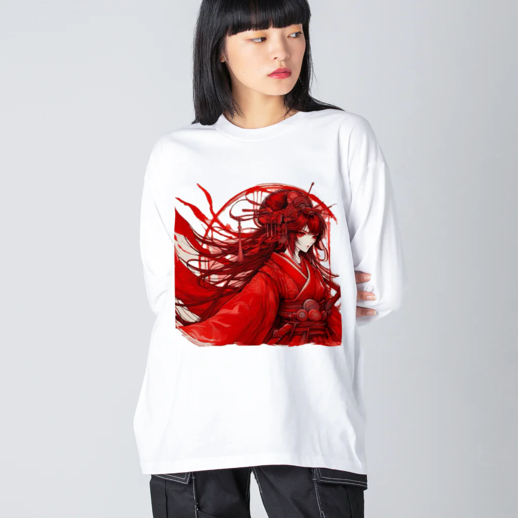 chocotamaの日本女性 Big Long Sleeve T-Shirt