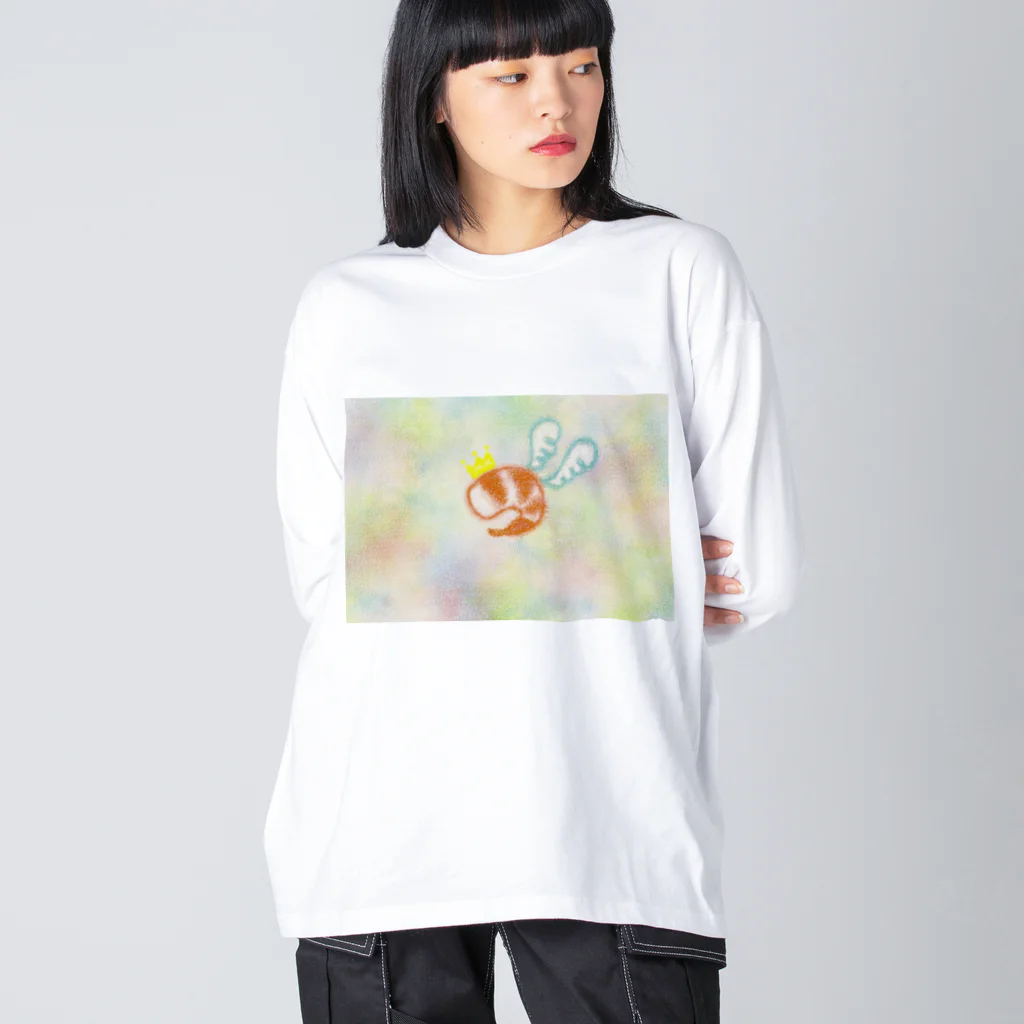 えび3尾のエビえんじぇるくん Big Long Sleeve T-Shirt