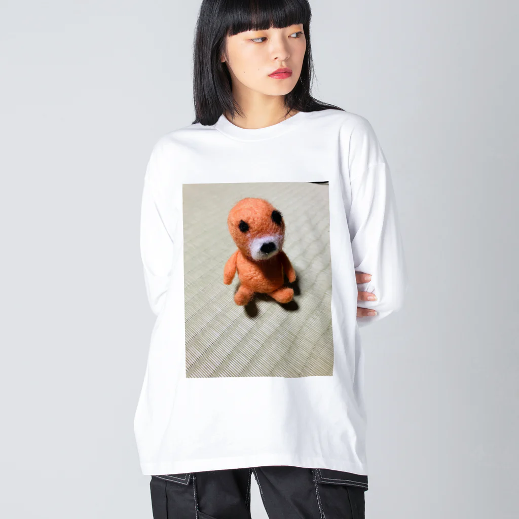 ポメラニアンのアリスくんの謎の生き物 Big Long Sleeve T-Shirt