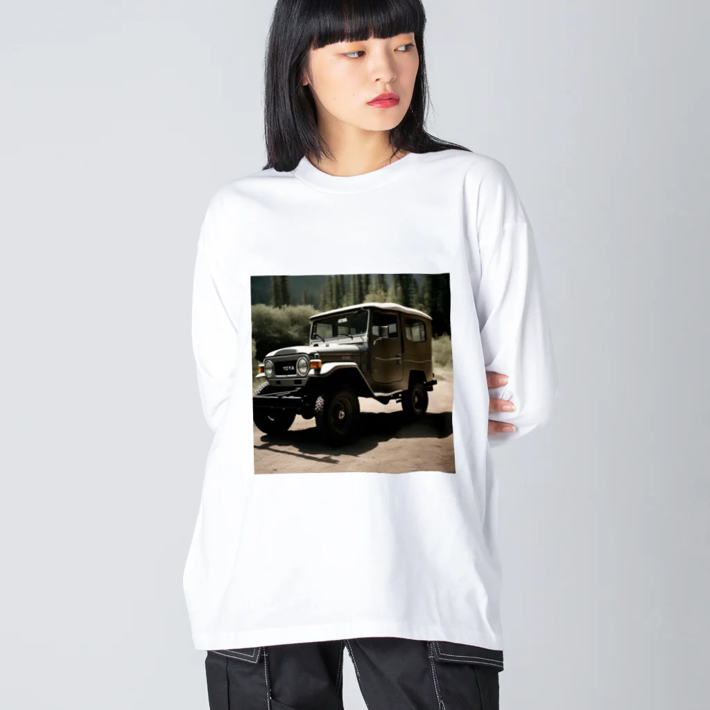 Vintage MotorVehicleのトヨタ・ランドクルーザー ビッグシルエットロングスリーブTシャツ