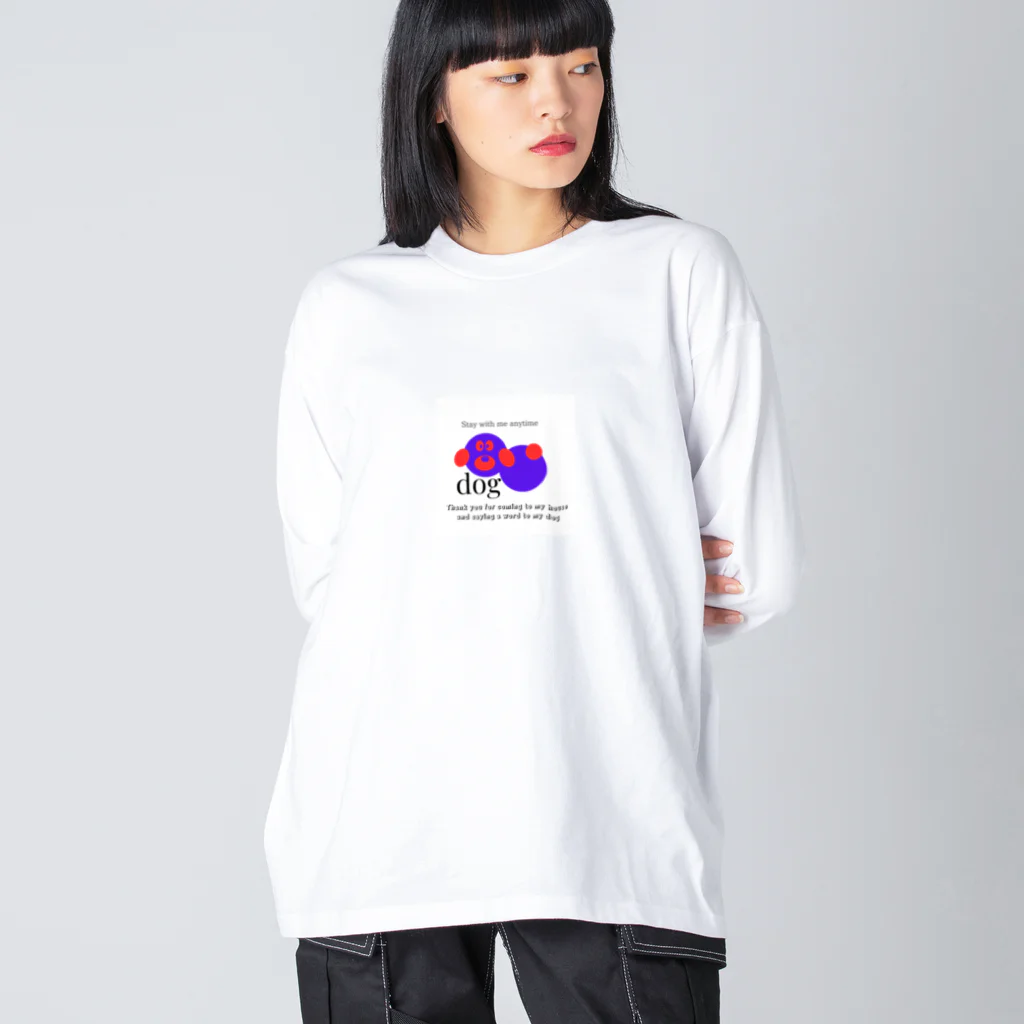 KaiKauWeLa_jiruのいつでも一緒 ビッグシルエットロングスリーブTシャツ