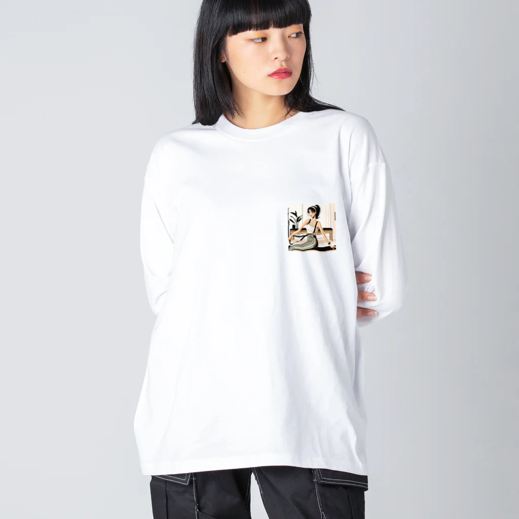 21歳女子　運動大好きMinamiのおしゃれMinami のヨガグッズ！ Big Long Sleeve T-Shirt