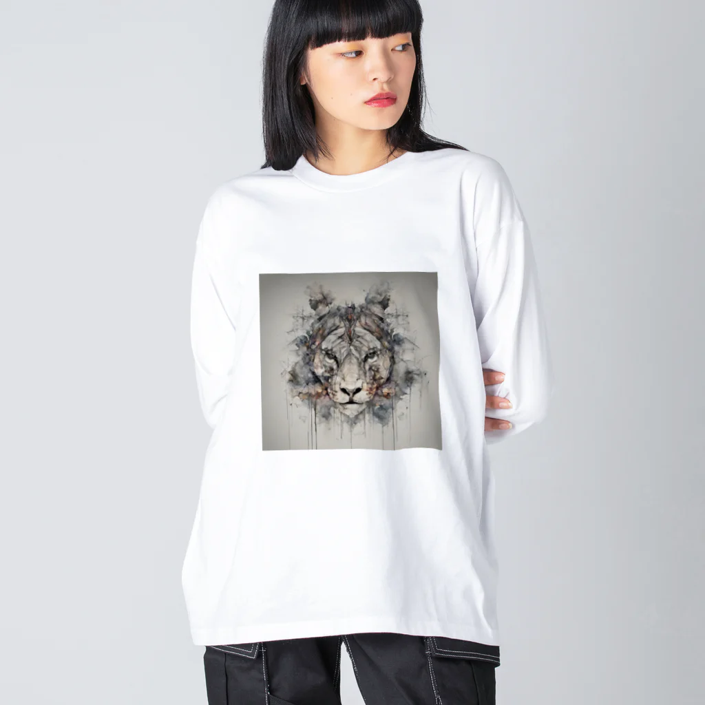 waterpandaの自然の鼓動 Big Long Sleeve T-Shirt