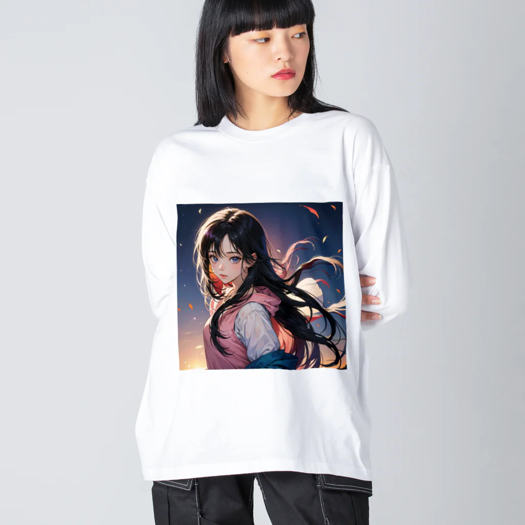 さくらオリジナルグッズのさくら Big Long Sleeve T-Shirt