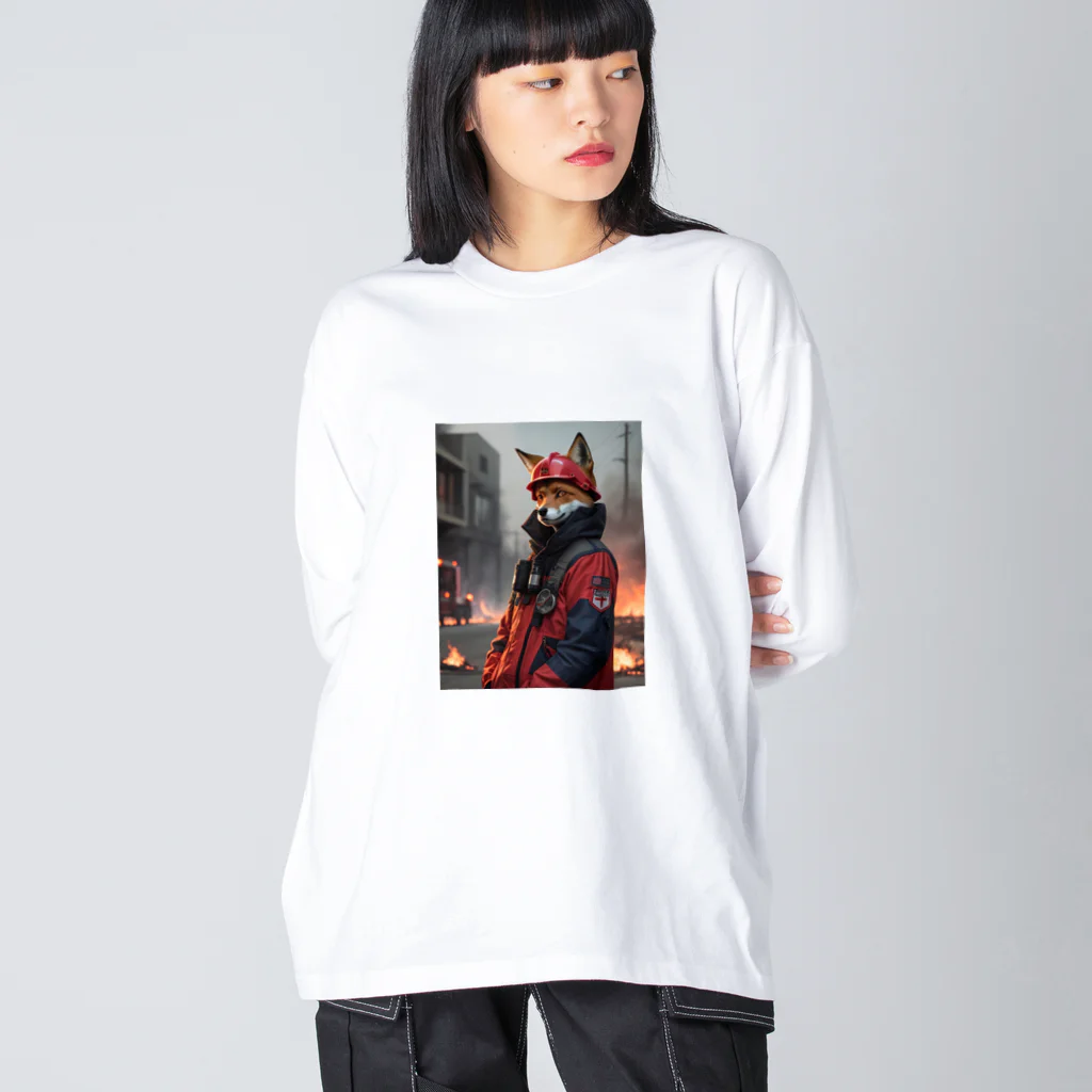 ZZRR12の狐の勇者 Big Long Sleeve T-Shirt