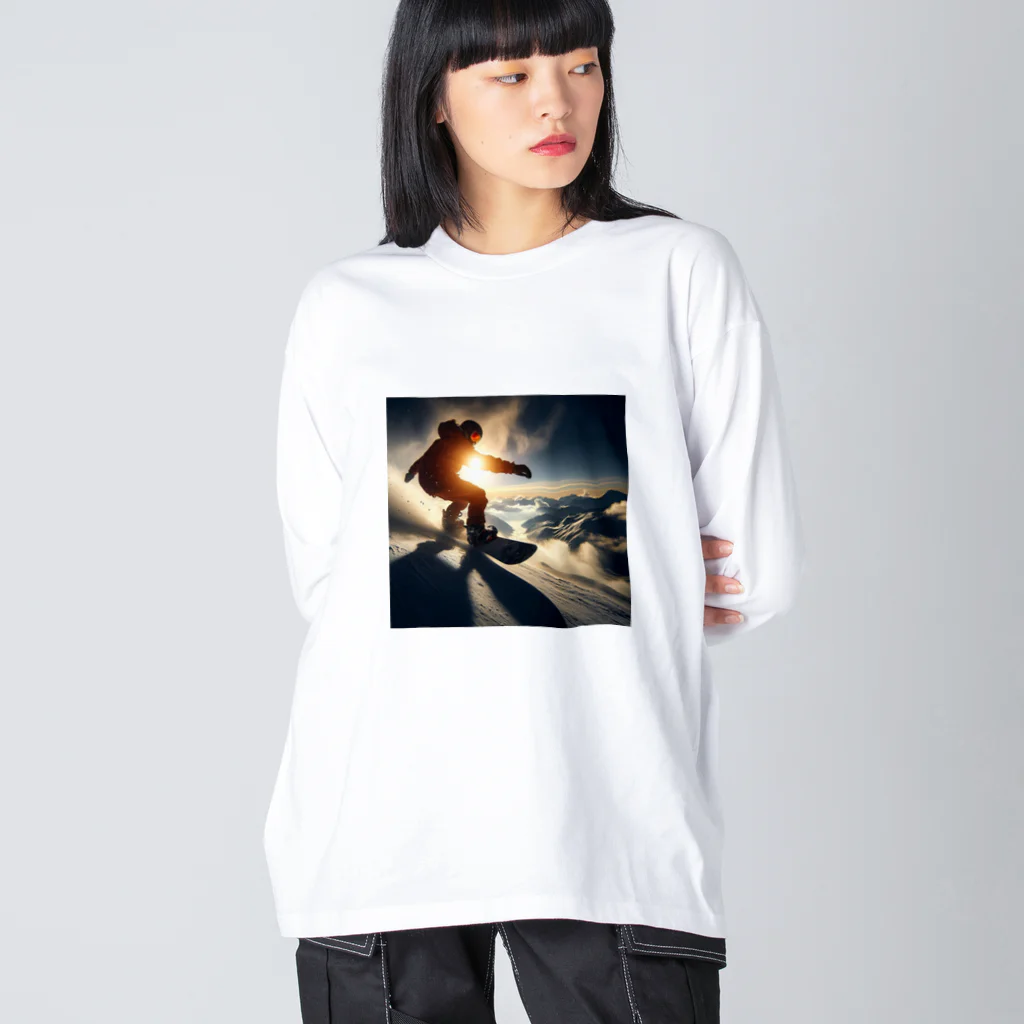 終わらない夢🌈のスノボ🏂❄ Big Long Sleeve T-Shirt