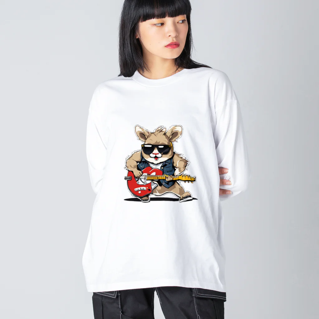 kichi_333のロックに生きるアニマル Big Long Sleeve T-Shirt