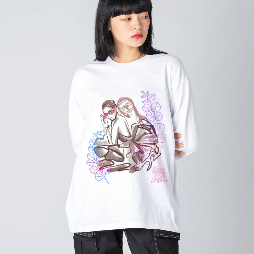 CurtainCallのＮＥＯＮ hunter ビッグシルエットロングスリーブTシャツ