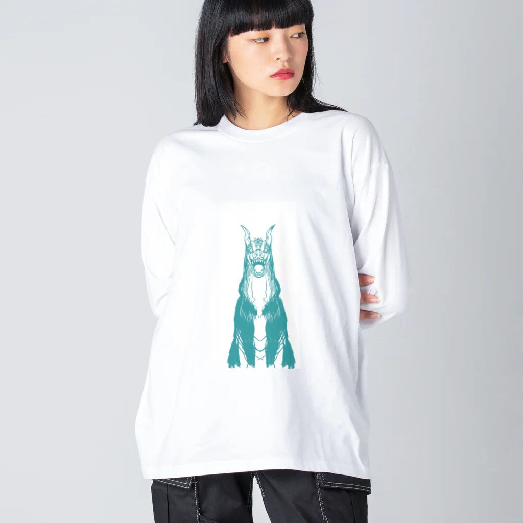 gupan_2023-12のヘルハウンド君　 Big Long Sleeve T-Shirt