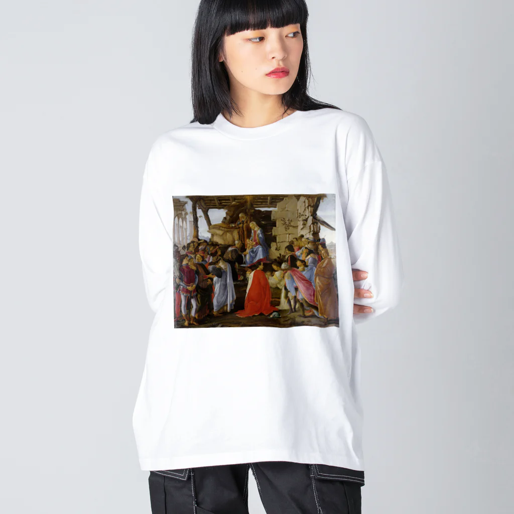 世界美術商店の東方三博士の礼拝 / Adoration of the Magi ビッグシルエットロングスリーブTシャツ