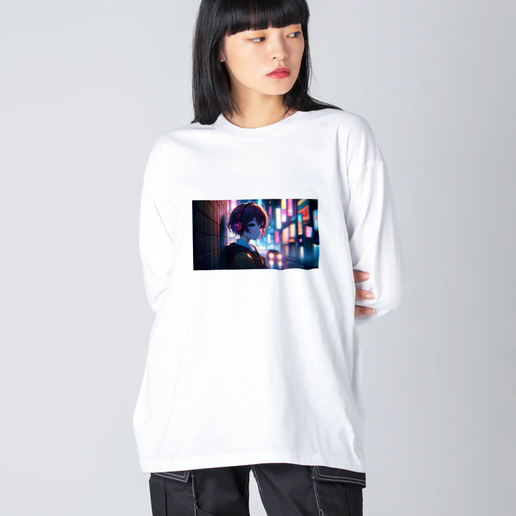 TOKYO_MELANCHOLIC_REVERIEのミア ビッグシルエットロングスリーブTシャツ