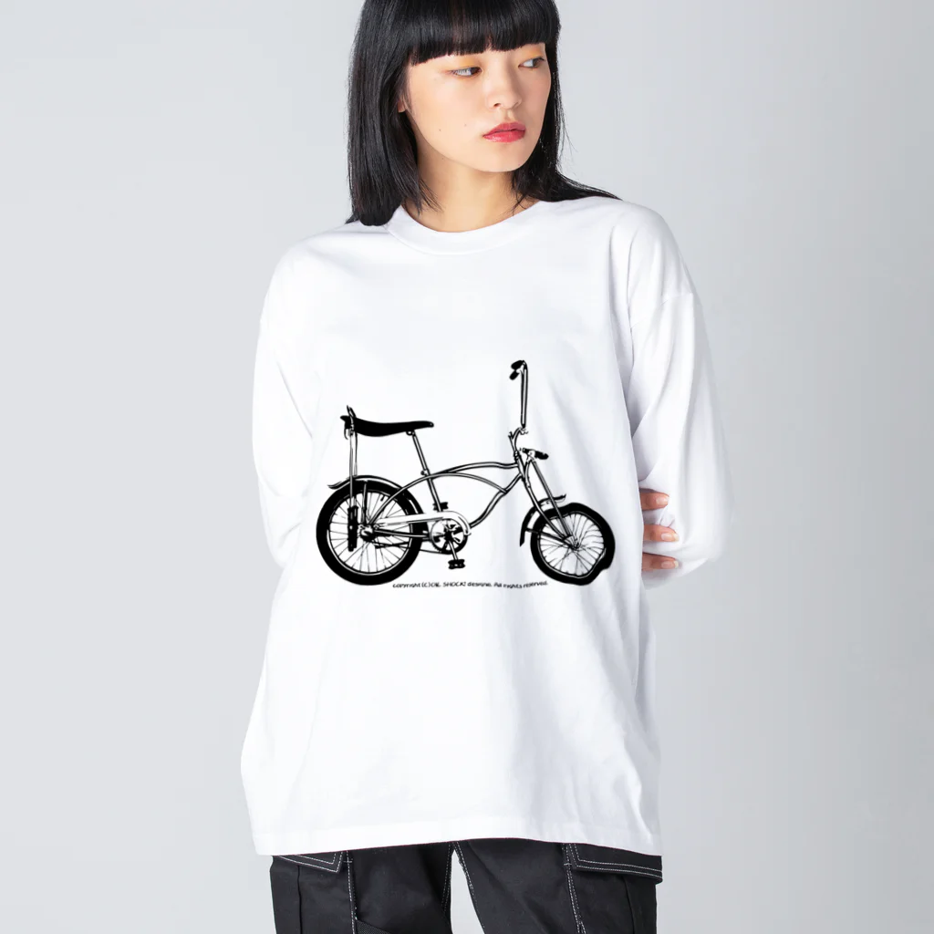 ファンシーTシャツ屋のクールでスタイリッシュなアメリカン自転車 Big Long Sleeve T-Shirt