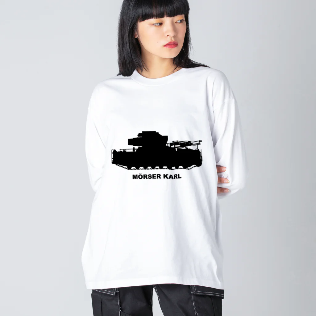 puikkoのカール自走臼砲 ビッグシルエットロングスリーブTシャツ