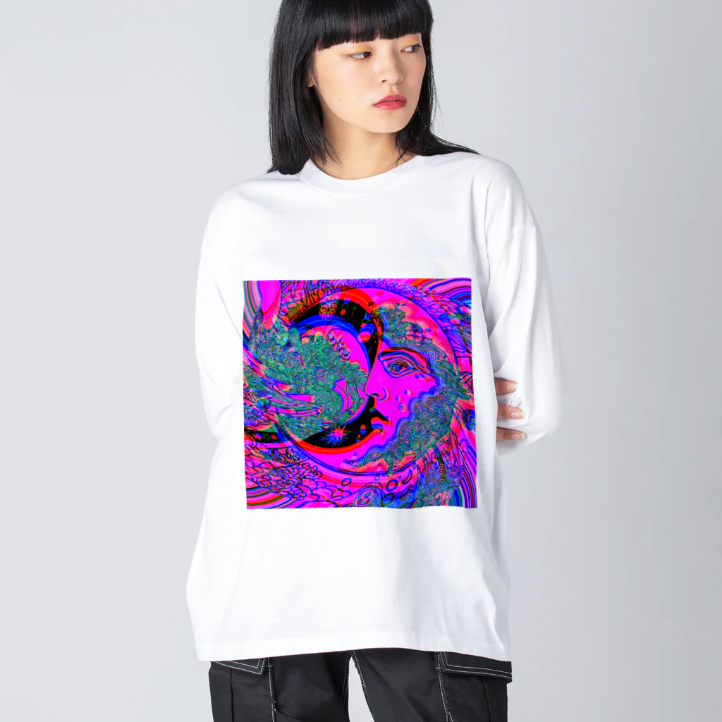 moon_takuanの小宇宙B2「Microcosm B2」 Big Long Sleeve T-Shirt