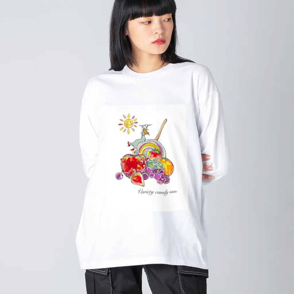 SararanranのバラエティーキャンディーSANのオリジナルグッズ Big Long Sleeve T-Shirt