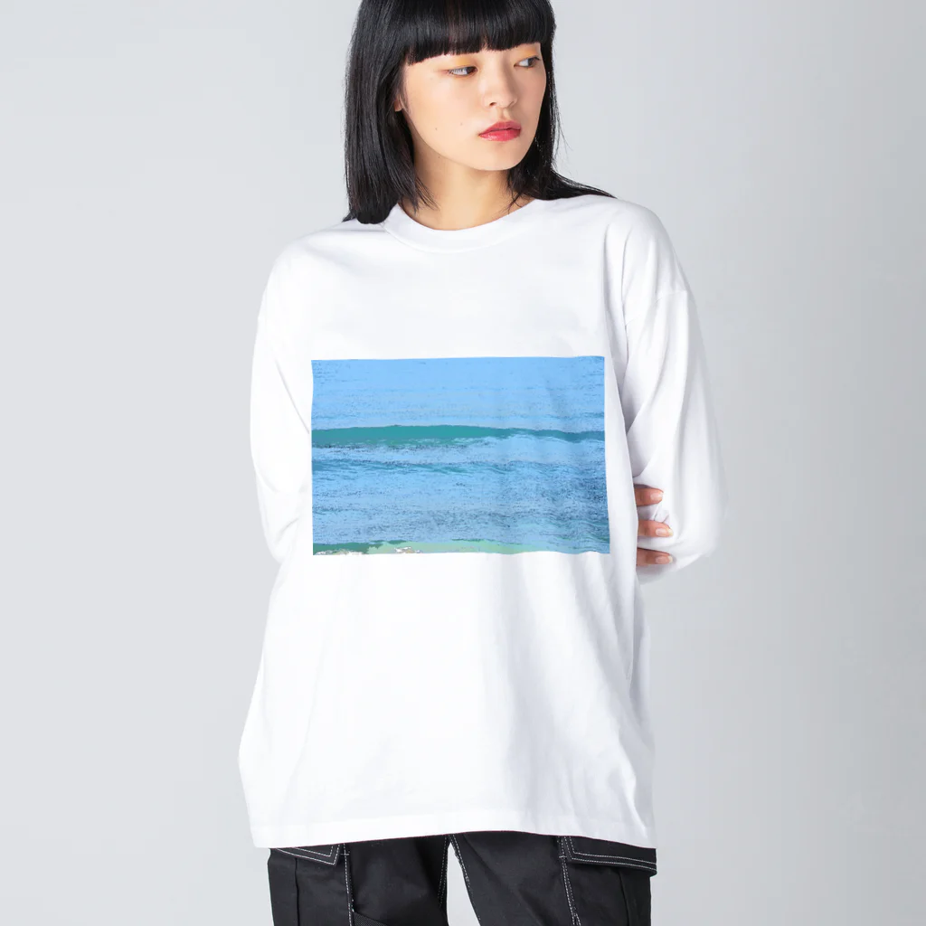 SSD-coのWAVE ビッグシルエットロングスリーブTシャツ