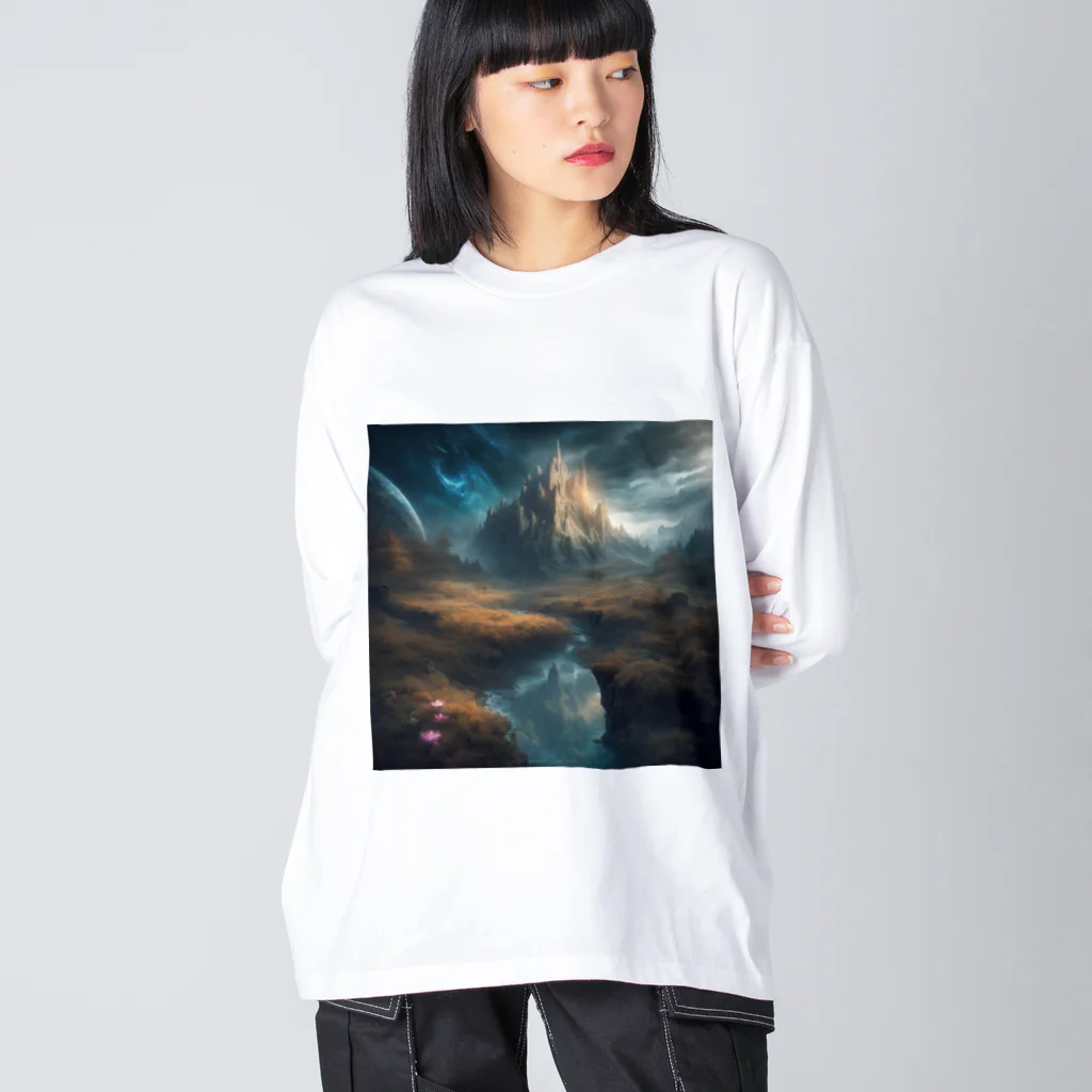 MO23の神秘的な空間 Big Long Sleeve T-Shirt