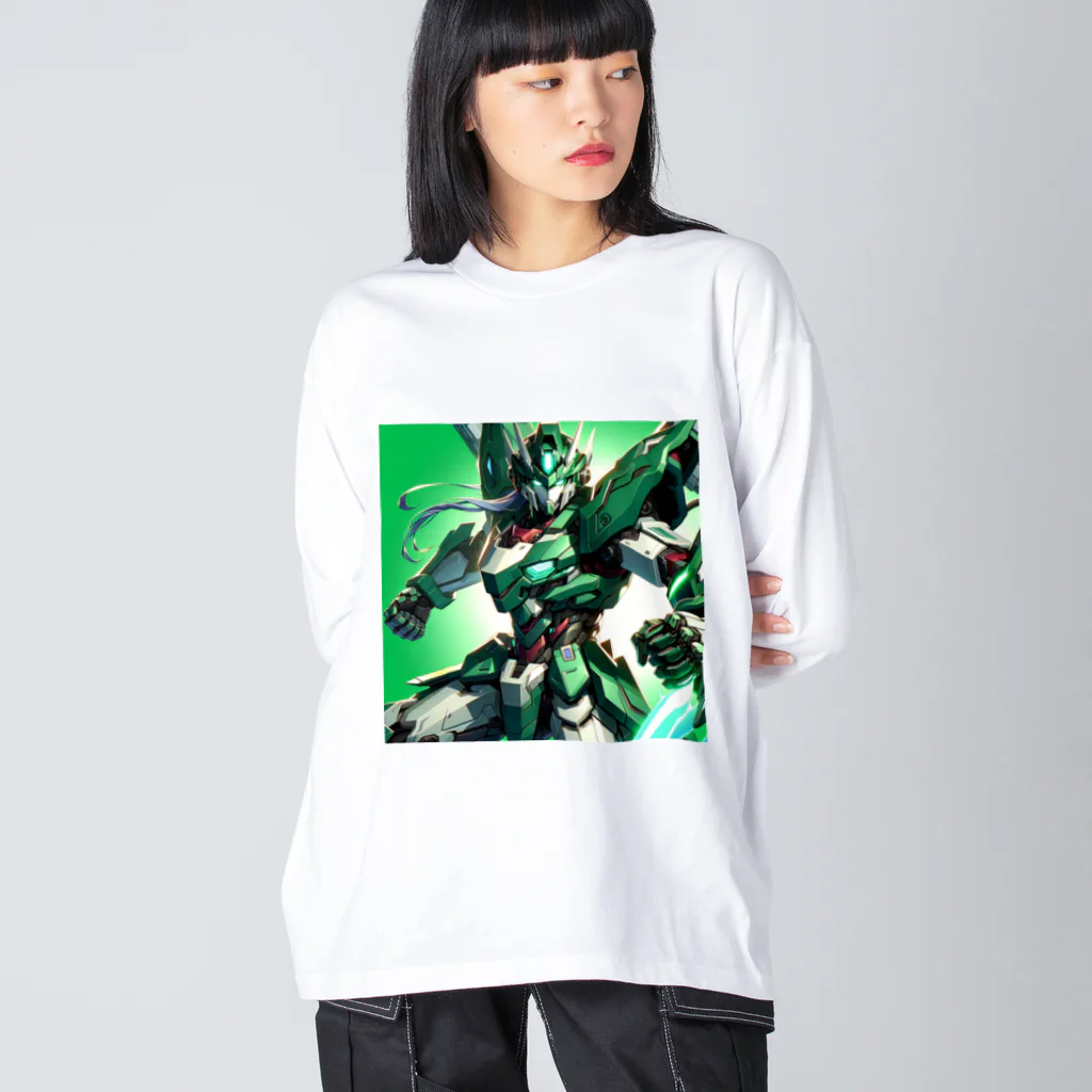 edie_のエメラルドテンペスト Big Long Sleeve T-Shirt