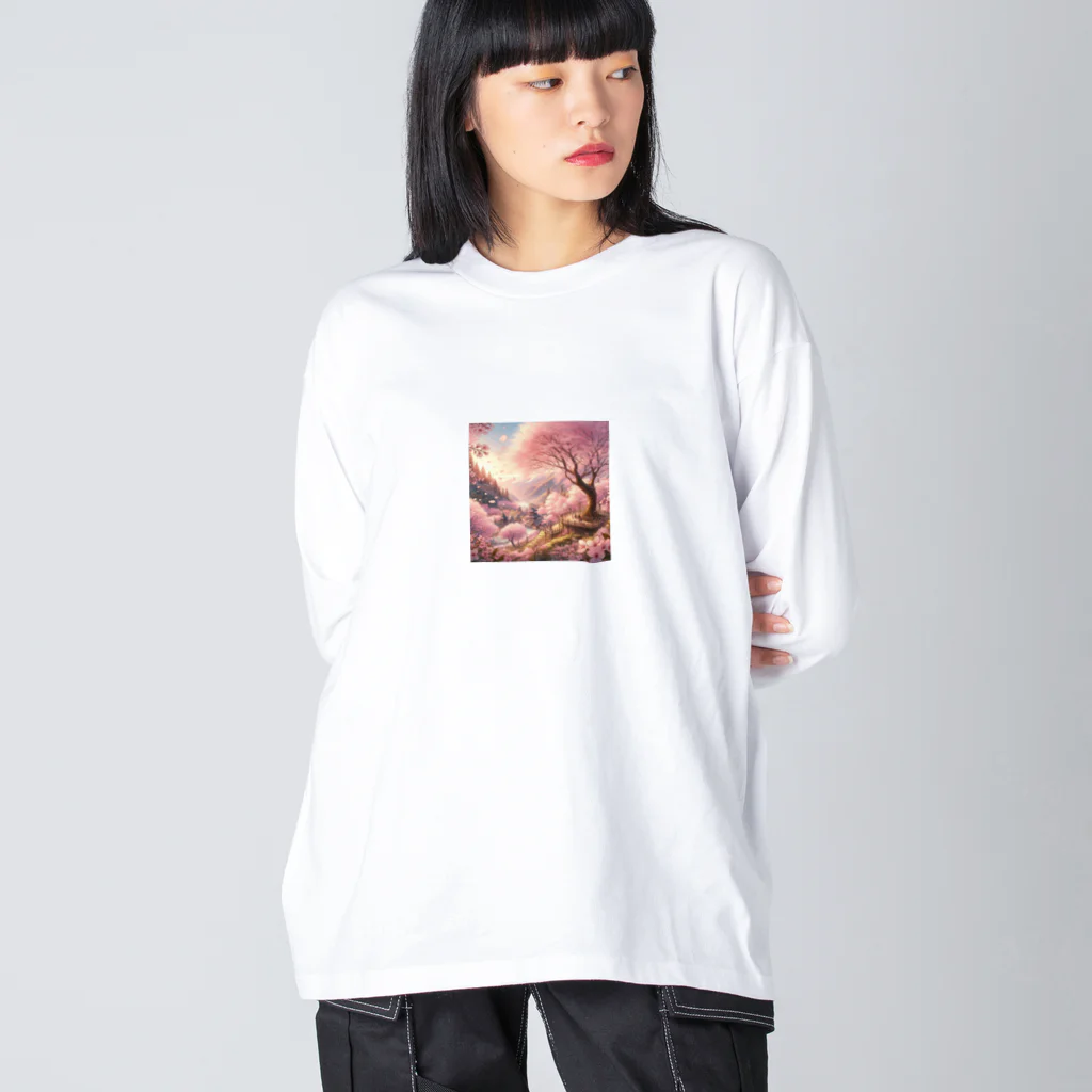 m-a-s-a-k-iの春爛漫 Big Long Sleeve T-Shirt